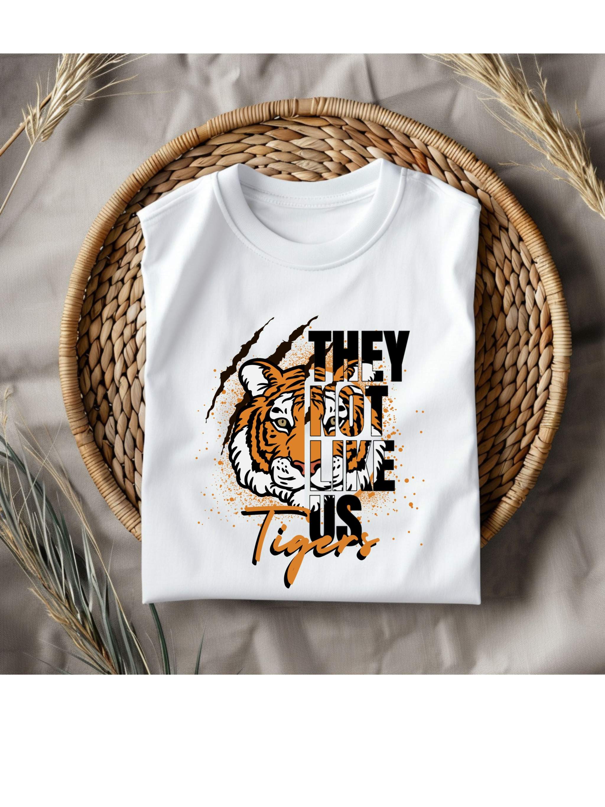 Custom "They Not Like Us" T-Shirt with School Logo Design - Unisex Fit, School Logo & Colors Customizable