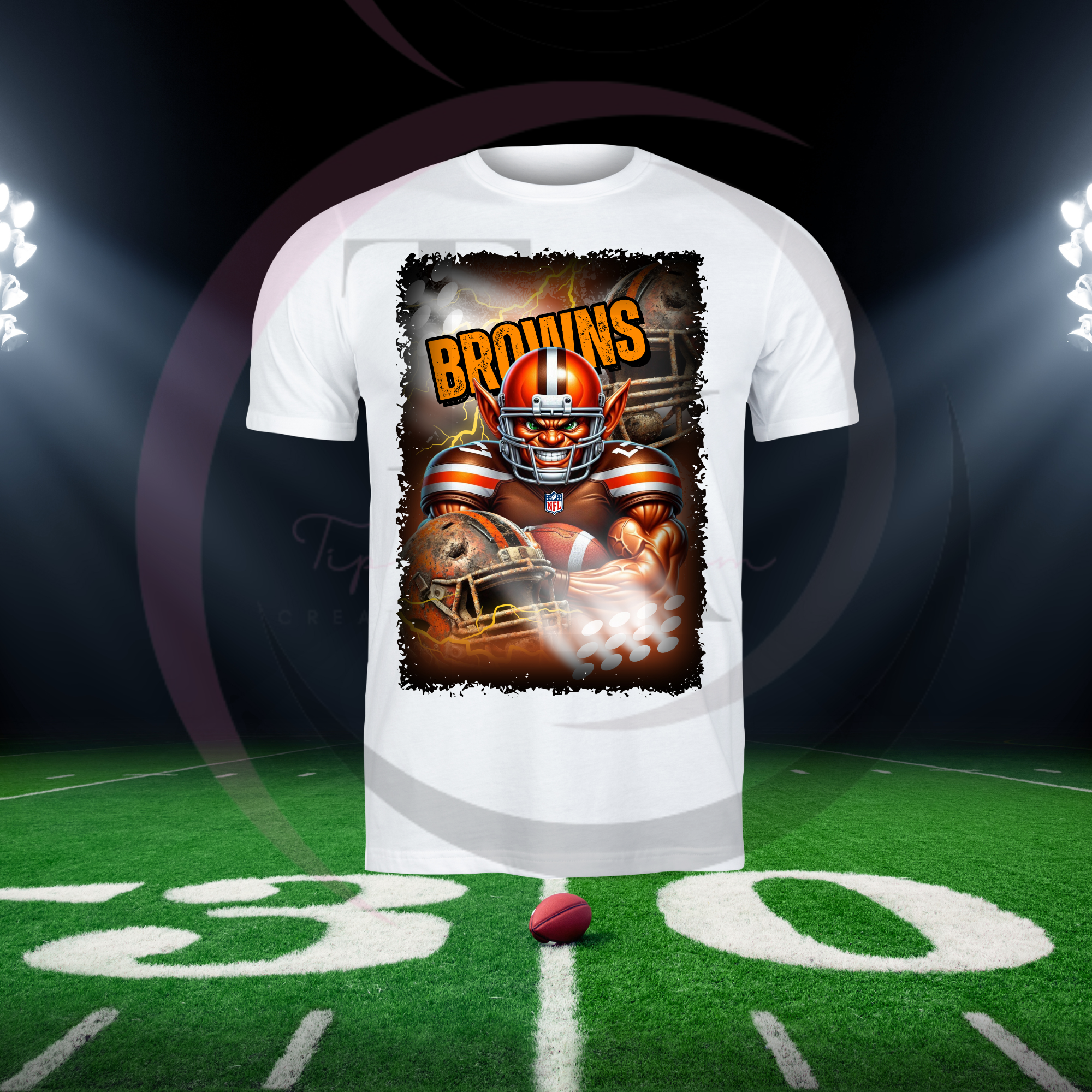 Product Title: Cartoon Football Image Shirts - Most Teams Available