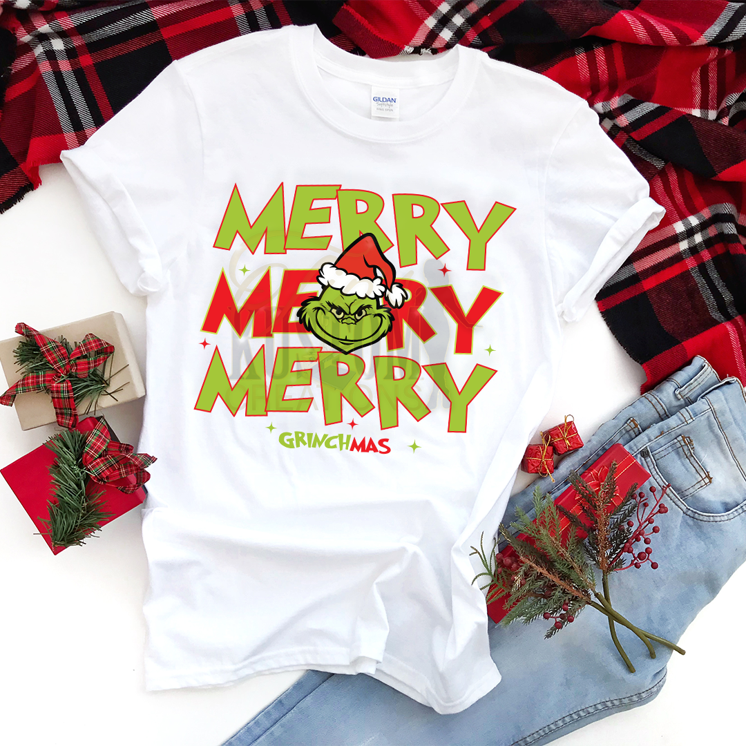 Merry Grinchmas Shirt | Christmas Grinch Shirt | Holiday Shirt